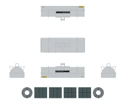 ScaleTrains Rivet 38510 HO Scale Thrall 48' Coil Steel Car "NS Hood" Union Pacific 249244 -Athearn Shop scaletrains rivet 38510 ho scale thrall 48 coil steel car ns hood union pacific 249244 5 1