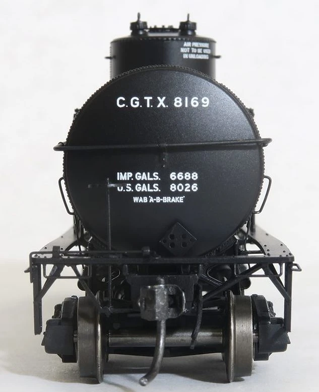 Tangent Scale Models 19015-01 GA 1917-design 8000 Gallon Non-Insulated Tank Car CGTX 8134 2 Tangent Scale Models 19015-01 GA 1917-design 8000 Gallon Non-Insulated Tank Car CGTX 8134 - Image 2