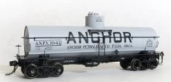 Tangent Scale Models 19123 GA 1917 8000 Gallon Insulated Tank Car Anchor Refining 1948+ ANPX