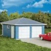 Walthers Cornerstone 933-3793 HO Scale 2-Car Garage Structure Kit