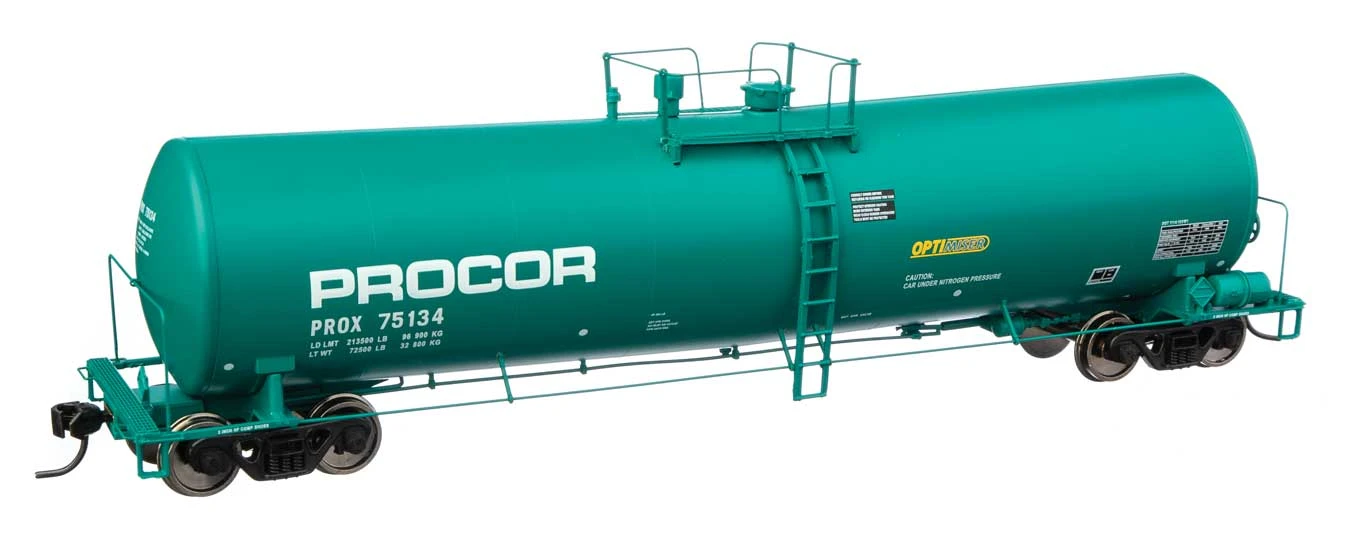 Walthers Proto 920-100259 HO Scale 23,000 Gallen Funnel Flow Tank Car Procor PROX 75134 1 Walthers Proto 920-100259 HO Scale 23,000 Gallen Funnel Flow Tank Car Procor PROX 75134
