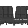 Walthers Proto 920-105253 HO Scale 50' Evans Cushion Coil Car Norfolk & Western N&W 169991