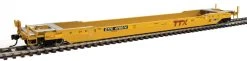 Walthers Proto 920-109034 HO Scale Rebuilt 53' All Purpose Well Car "Red Logo" TTX DTTX 470014