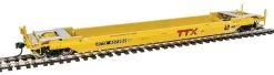 Walthers Proto 920-109122 HO Scale Rebuilt 40' Well Car TTX (New Logo) DTTX 455485