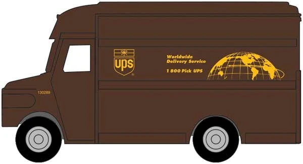 Walthers SceneMaster 949-14000 HO Scale (1:87) UPS Truck Package Car Bow Tie Shield Logo 1 Walthers SceneMaster 949-14000 HO Scale (1:87) UPS Truck Package Car Bow Tie Shield Logo