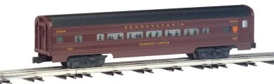 Williams By Bachmann 43056 O Gauge Aluminum PRR Passenger Car Set Of 4 - NOS 1 Williams By Bachmann 43056 O Gauge Aluminum PRR Passenger Car Set Of 4 - NOS